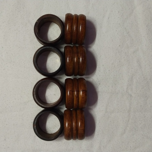 Wood Ring Napkin Holders Vintage(1984) - Picture 2 of 5